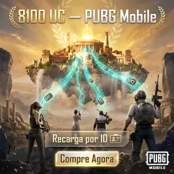 PUBG Mobile — Pacote 8100 UC