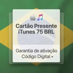 Cartão iTunes/App Store 75 BRL – Recarga Fácil