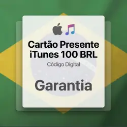 Cartão-presente 100 reals iTunes & App Store