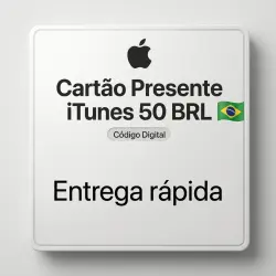ITUNES Cartão App Store 50 BRL – Prático e Seguro