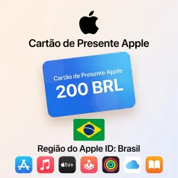 Cartão-presente iTunes 200 BRL – Valido e Real
