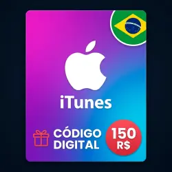 150 BRL Cartão Apple – Para apps, filmes e mais
