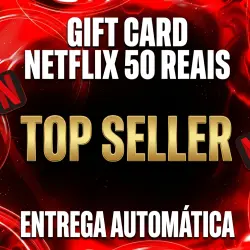 Entrega automática 24/7 50 BRL de crédito Netflix fácil