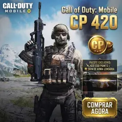 CP 420 Call of Duty: Mobile - Pop-up manual por senha temporária