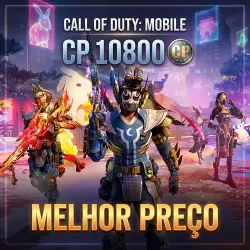Call of Duty: Mobile CP 10800 - Recarga manual por login e senha