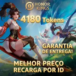 4180 Tokens para Honor of Kings - Brasil | Recarga Manual