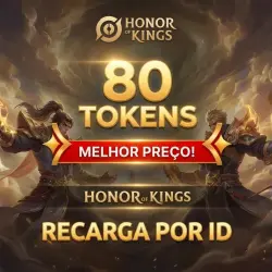 Honor of Kings - 80 Tokens | Recarga por UID - Brasil