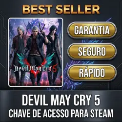 TOP VENDEDOR! | Devil May Cry 5 Deluxe Edition | Chave Steam | Caçada com estilo máximo | Envio m