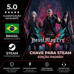 Devil May Cry 5 · Standard Edition · Chave Steam · Envio manual