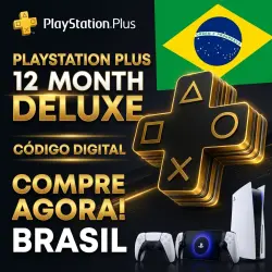 PlayStation Plus Deluxe 12 Meses - Código anual PSN completo