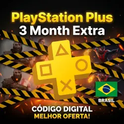 PS Plus Extra 3 Meses - Mais jogos para baixar e jogar