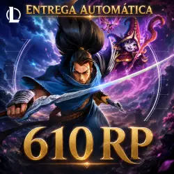 610 RP — Cartão digital League of Legends ENTREGA AUTOMÁTICA!