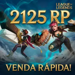 League of Legends — 2125 Riot Points | Código Digital | Região Brasil | Envio manual