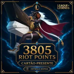 League of Legends — 3805 Riot Points | Código Digital | Região Brasil | Envio manual