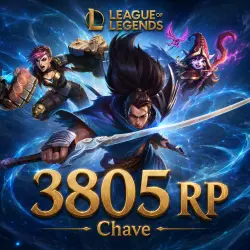 GARANTIA DE RESGATE | 3805 Riot Points (RP) | Código Digital | League of Legends | Brasil