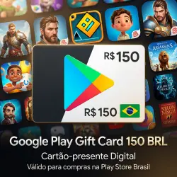 R$ 150 Google Play Brasil — Saldo Completo para sua Conta