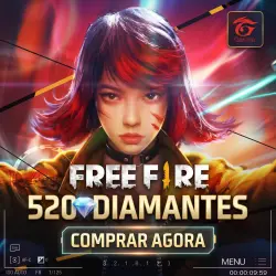 520 Diamonds — Free Fire — PARA O BRASIL — Recarga por ID do jogador — Oferta Especial