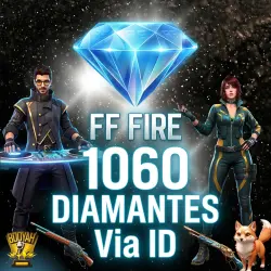 Recarga por ID do jogador: 1060 Diamonds (PARA O BRASIL) — Free Fire — Envio após verificação