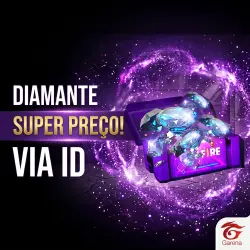 Free Fire • PARA O BRASIL — Recarga por ID do jogador: 520 Diamonds — Atendimento ID
