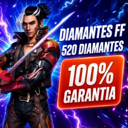 Recarga por ID do jogador | PARA O BRASIL — 520 Diamonds — Free Fire — Envio após confirmação