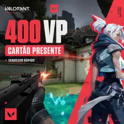 GARANTIA | Cartão-presente Valorant 400 VP | Brasil