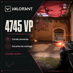 GARANTIA | Cartão-presente Valorant 4745 VP | Brasil