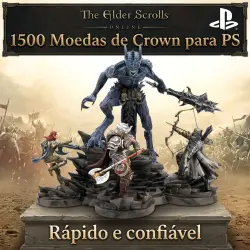 The Elder Scrolls Online 1500 Crown - PS por ID com entrega manual