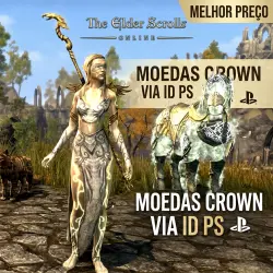 1500 Crown - PS para The Elder Scrolls Online com top up manual
