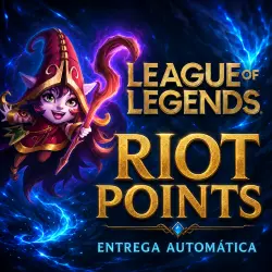 Riot Points — League of Legends | 610 / 1020 / 2125 RP | Código Digital | Entrega automática