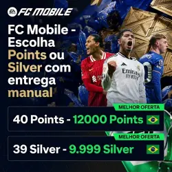 FC Mobile — Escolha Points ou Silver com envio manual