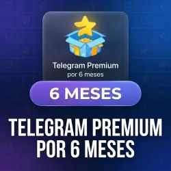 Telegram Premium · 6 Meses · Presente digital · Envio manual