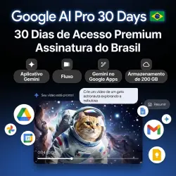 Google AI Pro 30 Dias via Saldo Google Play - Entrega manual segura