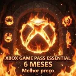 Xbox Game Pass Essential 6 meses - Chave digital manual