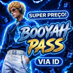 Free Fire — Booyah Pass | Ativação por ID | Envio manual