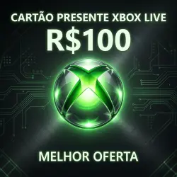 Xbox Live Gift Card R$100 - Cartão-presente digital Xbox