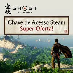A Jornada do Fantasma · Ghost of Tsushima · Steam · Envio manual