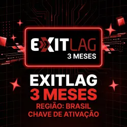 ExitLag · 3 Meses · Código Técnico & Ativação · Envio manual