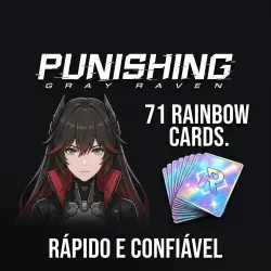 71 Rainbow Cards | Punishing: Gray Raven | Envio manual