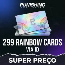 299 Rainbow Cards · Punishing: Gray Raven · Recarga por UID · Envio manual