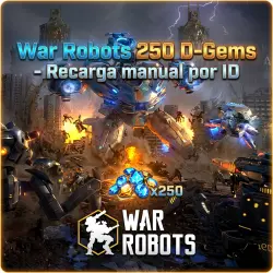 War Robots D-Gems 250 - Entrega manual via ID