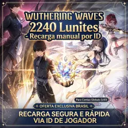 Wuthering Waves 2240 Lunites - Recarga manual por user_id e server_id