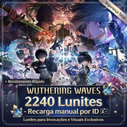 2240 Lunites Wuthering Waves - Entrega manual pelos dados da conta