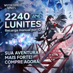Wuthering Waves 2240 Lunites - Recarga manual por user_id e server_id