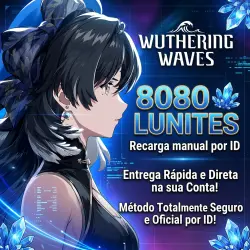 Wuthering Waves 8080 Lunites - Recarga manual premium por ID