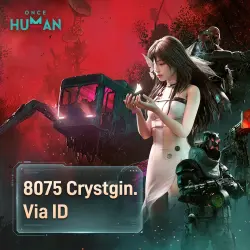 GARANTIA TOTAL | 8075 Crystgin Once Human | Recarga por ID + Servidor + Região | Envio manual