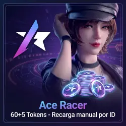 Ace Racer 60+5 Tokens - Recarga manual por ID