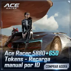 Ace Racer 5880+650 Tokens - Recarga manual premium por ID