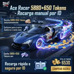 5880+650 Tokens Ace Racer - Entrega manual pelos IDs