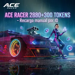 2880+300 Tokens Ace Racer - Pop-up manual pelos IDs