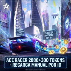 Ace Racer Tokens 2880+300 - Entrega manual direta na conta